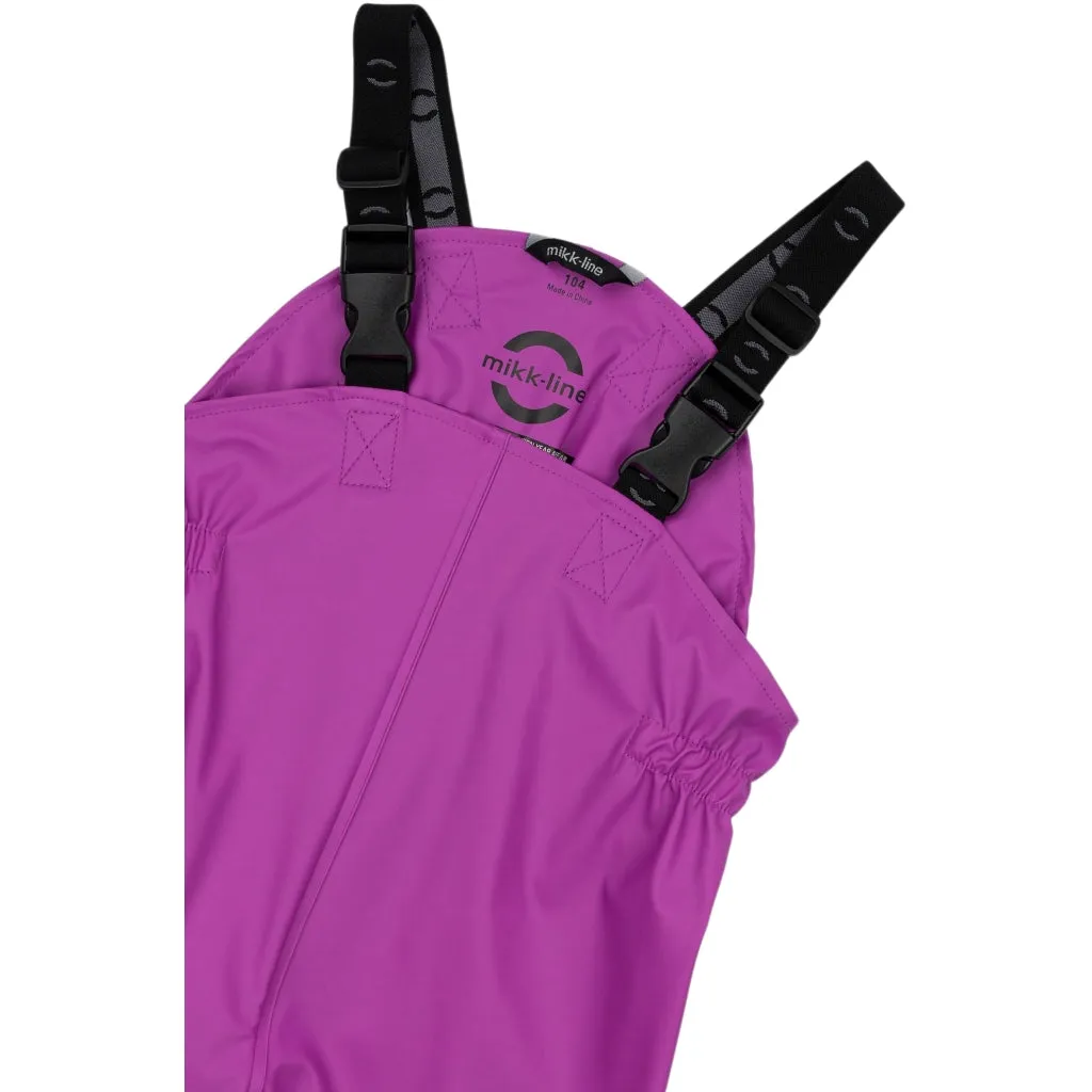 PU Rain Pants - Purple Cactus Flower