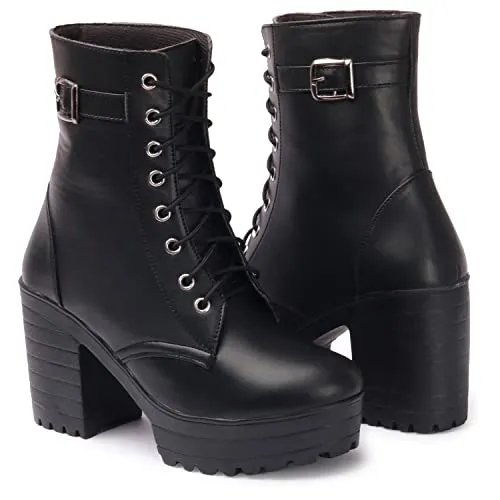 STRASSE PARIS Women's & Girls Stylish,Comfortable & Fashionable, Synthetic Leather, Boots for Women | Casual Boots