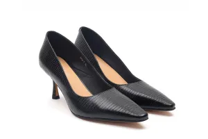 Textured Pointed Heels